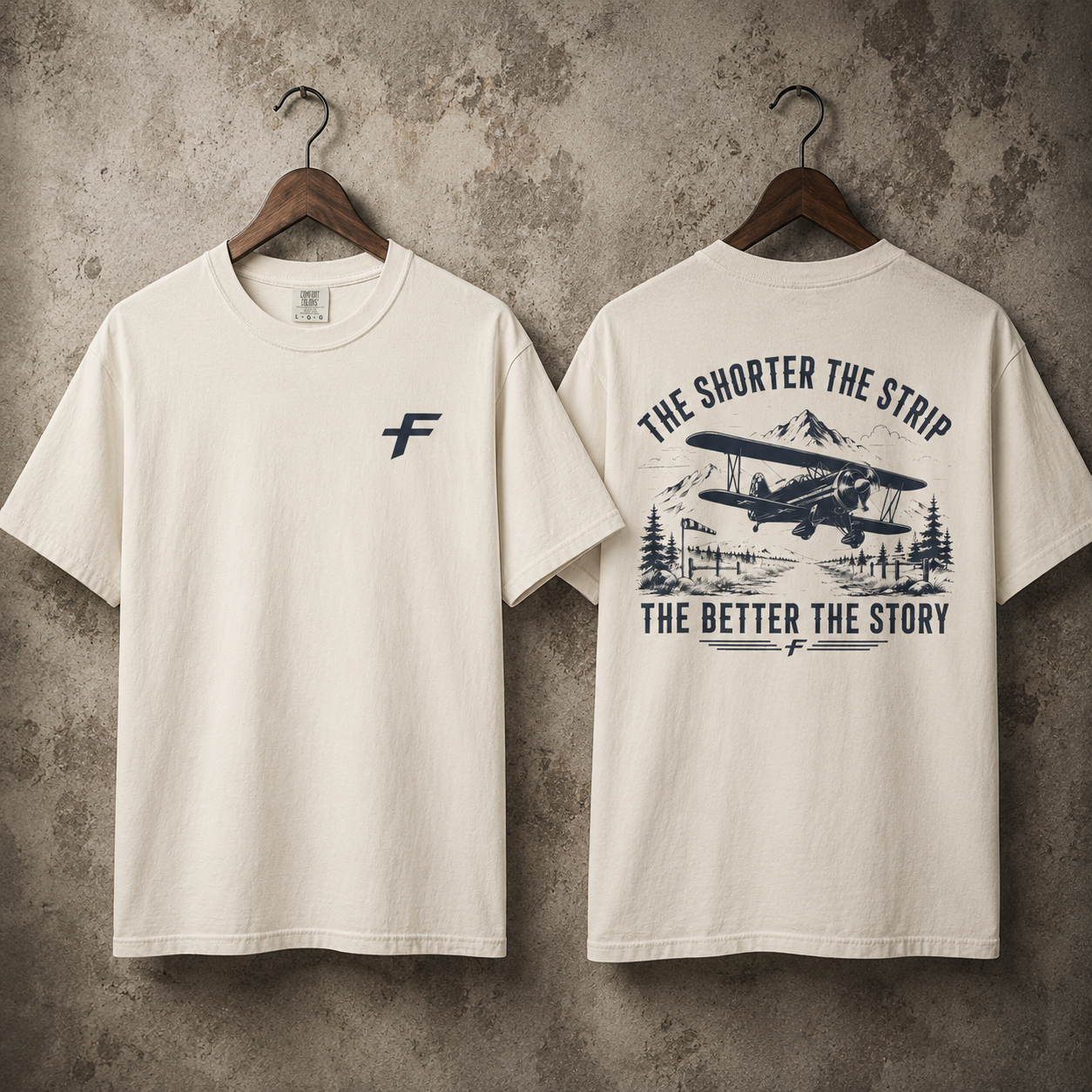 Short Strip T-Shirt — Vintage Graphic