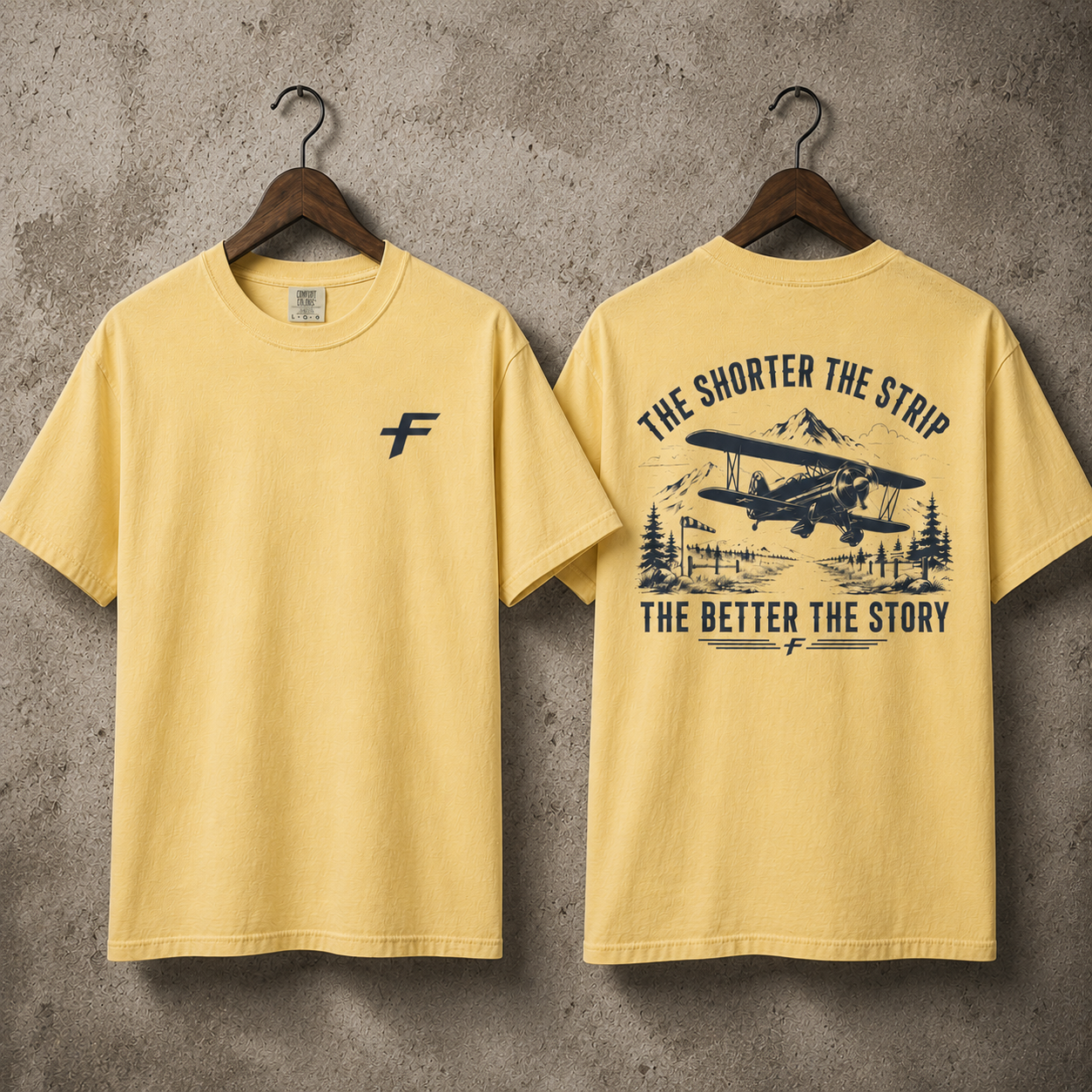 Short Strip T-Shirt — Vintage Graphic