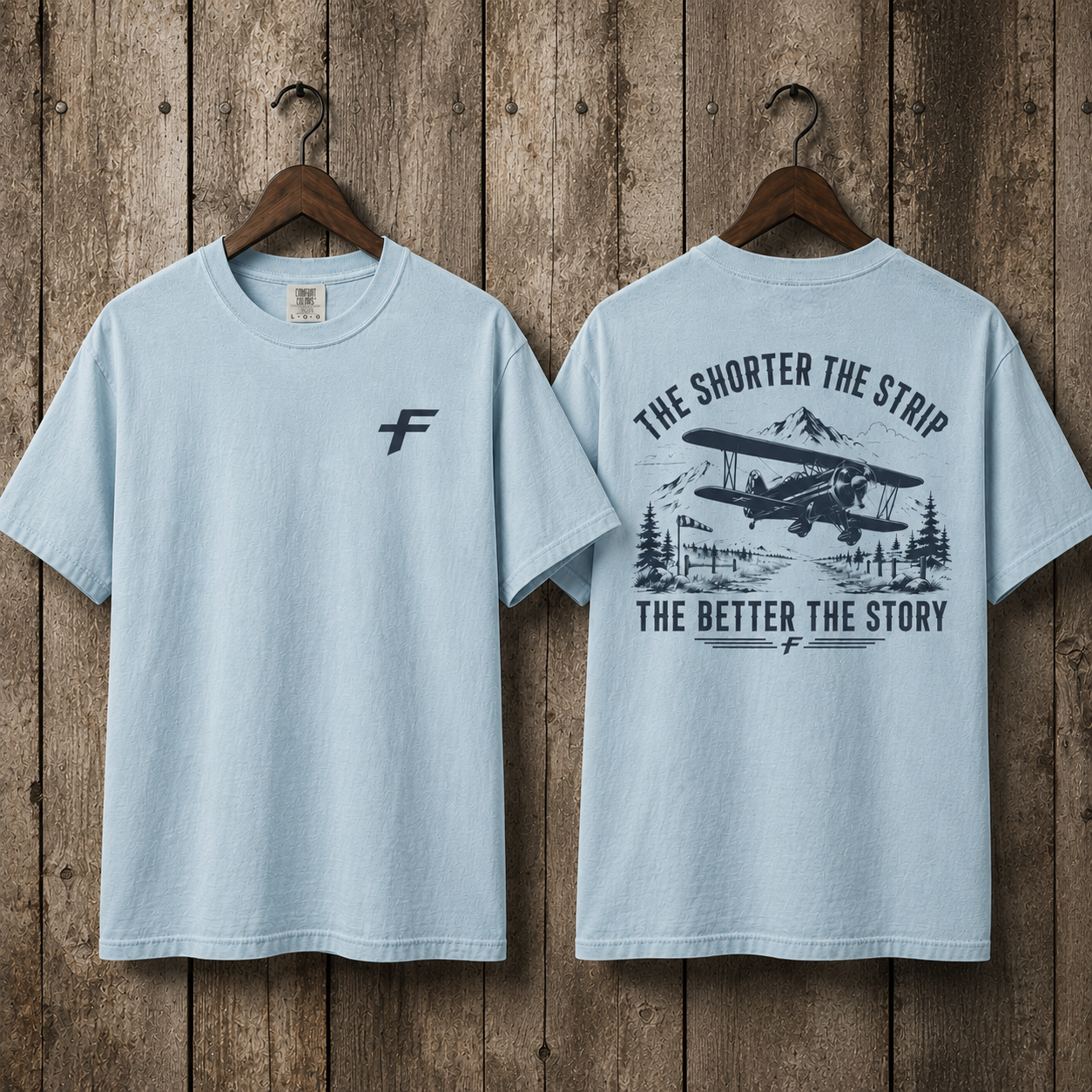 Short Strip T-Shirt — Vintage Graphic