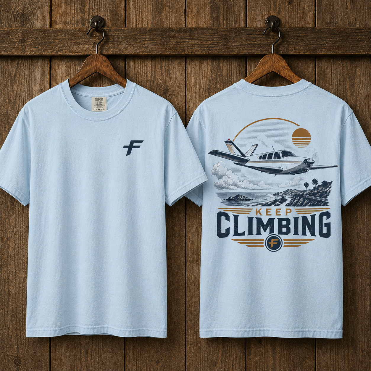 FlightLine T-Shirt — Keep Climbing Graphic Tee