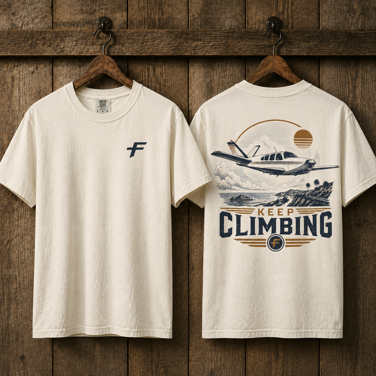 FlightLine T-Shirt — Keep Climbing Graphic Tee