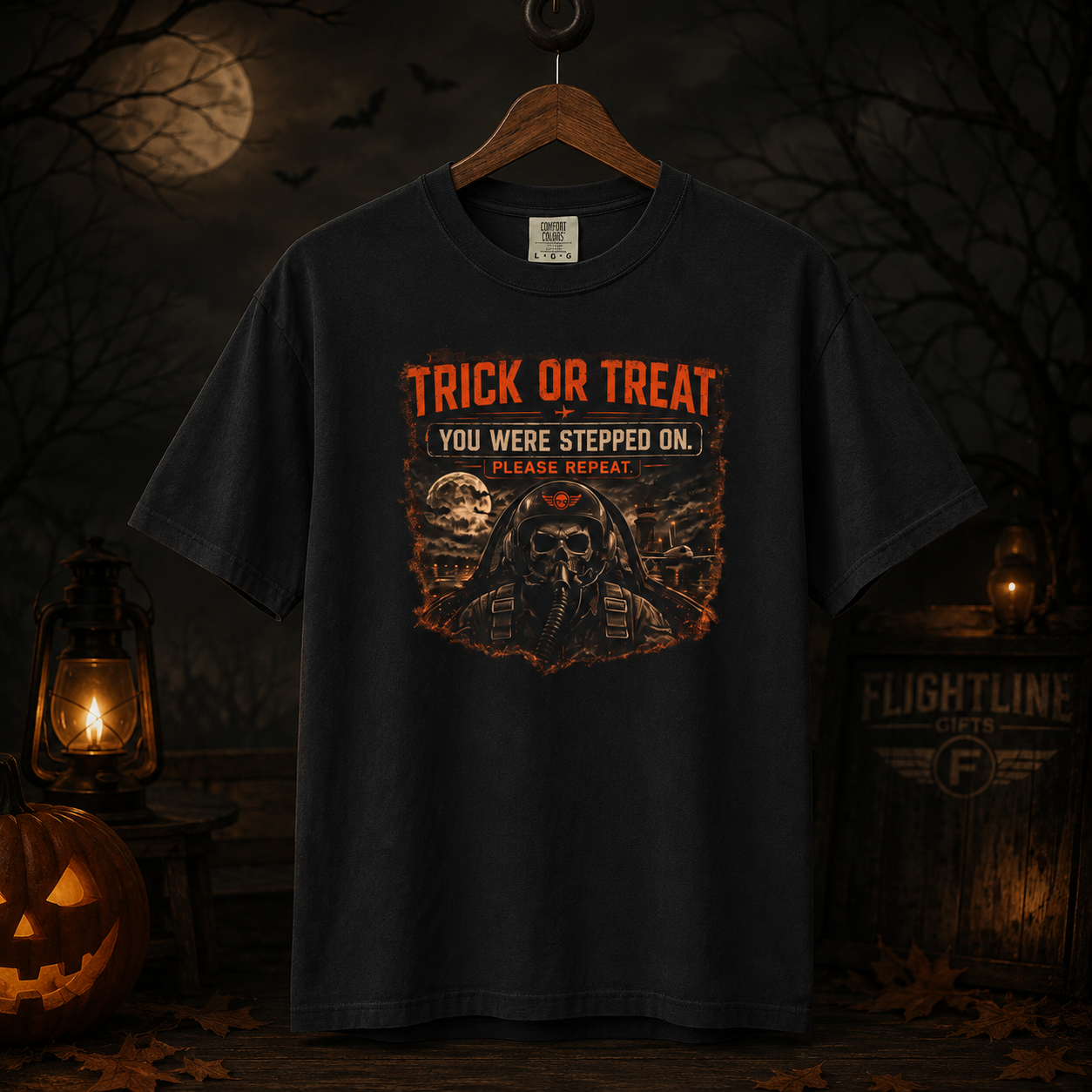 Halloween T-Shirt — “Trick or Treat” Graphic Tee