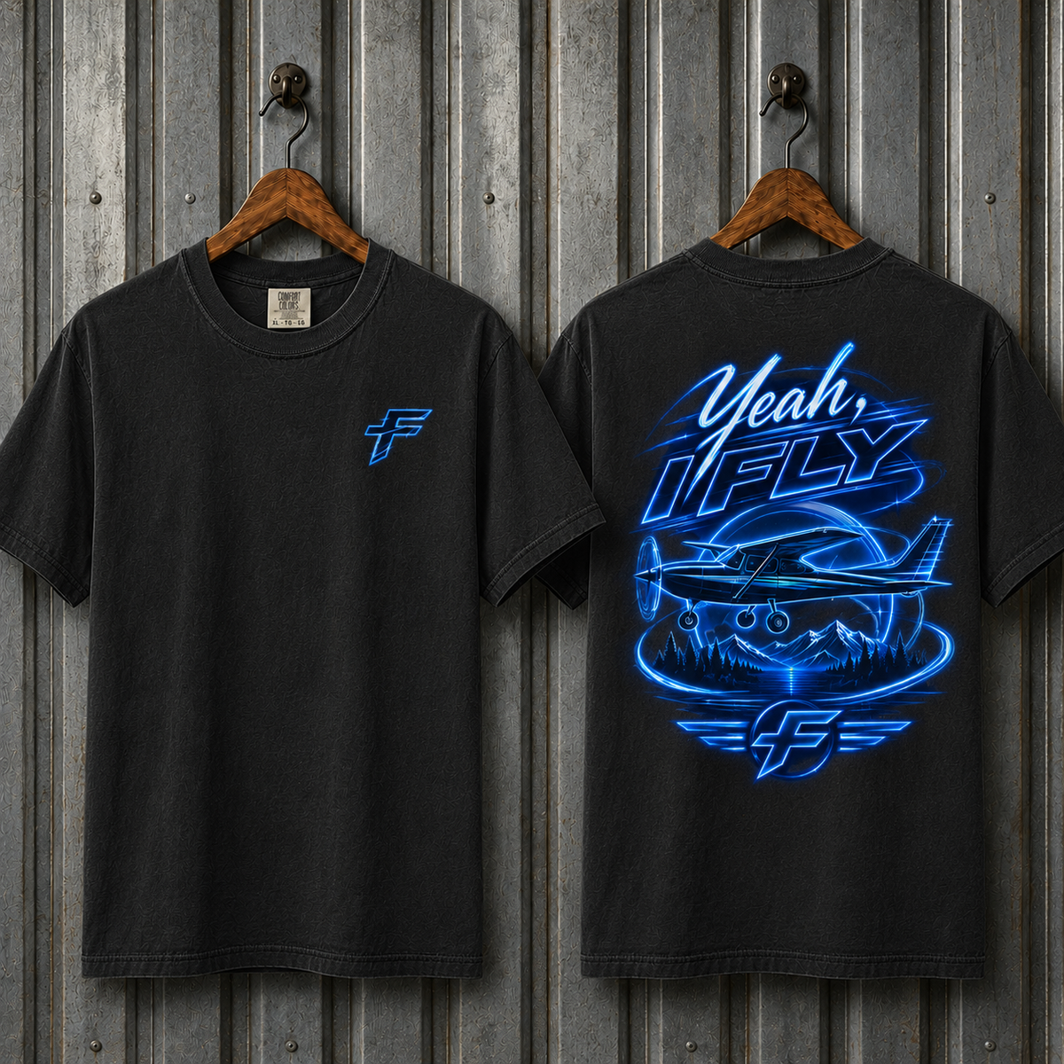 FlightLine T-Shirt - Yeah I Fly Graphic Tee