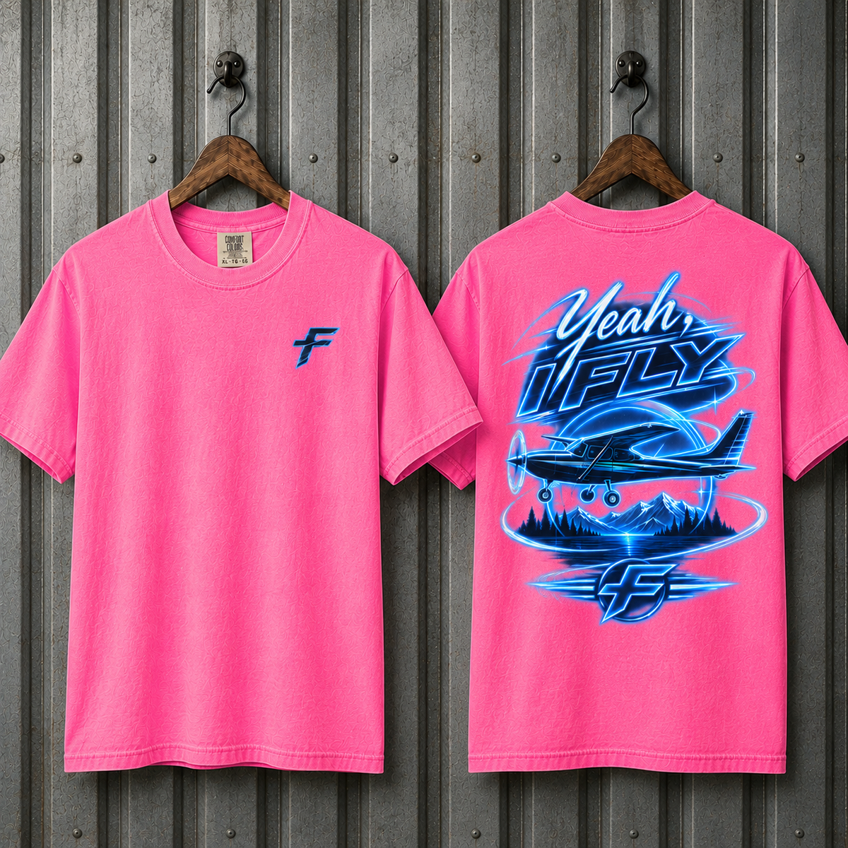 FlightLine T-Shirt - Yeah I Fly Graphic Tee