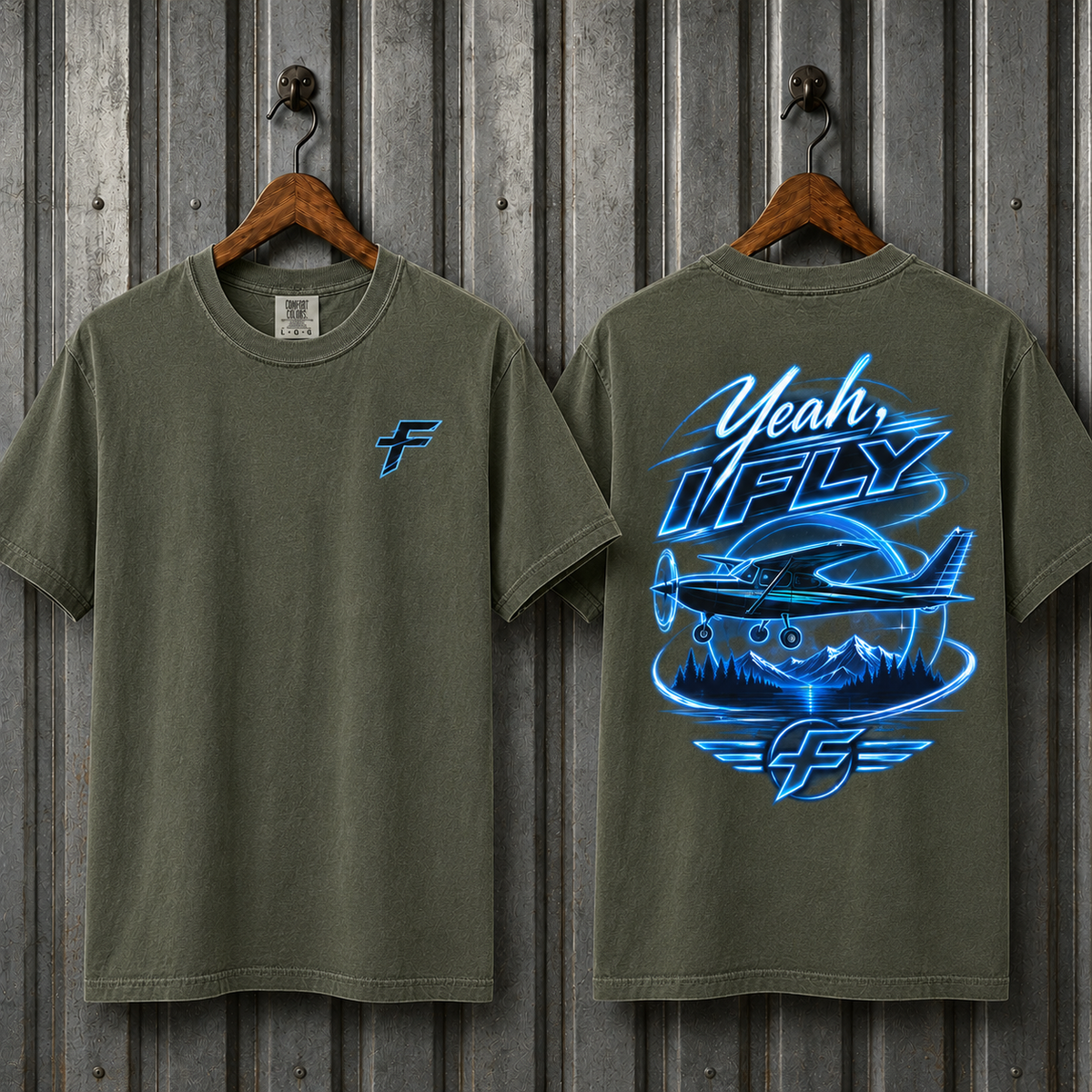 FlightLine T-Shirt - Yeah I Fly Graphic Tee