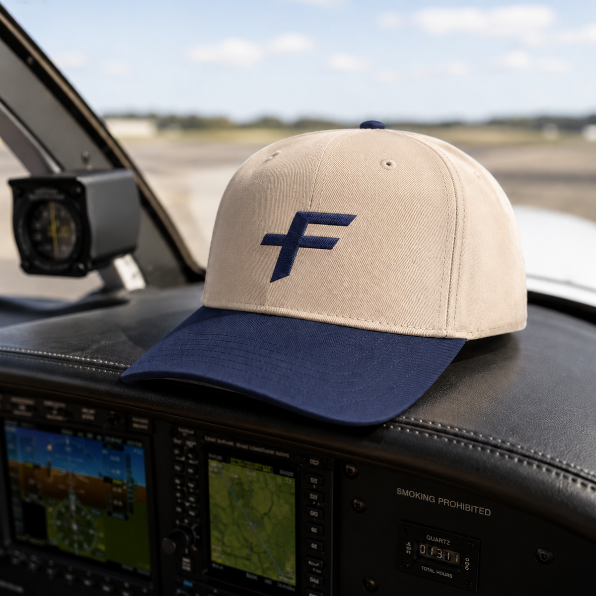 FlightLine Embroidered Logo Cap