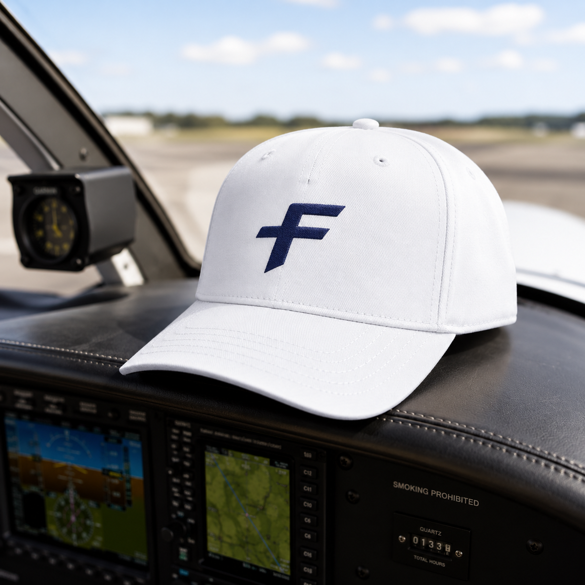 FlightLine Embroidered Logo Cap