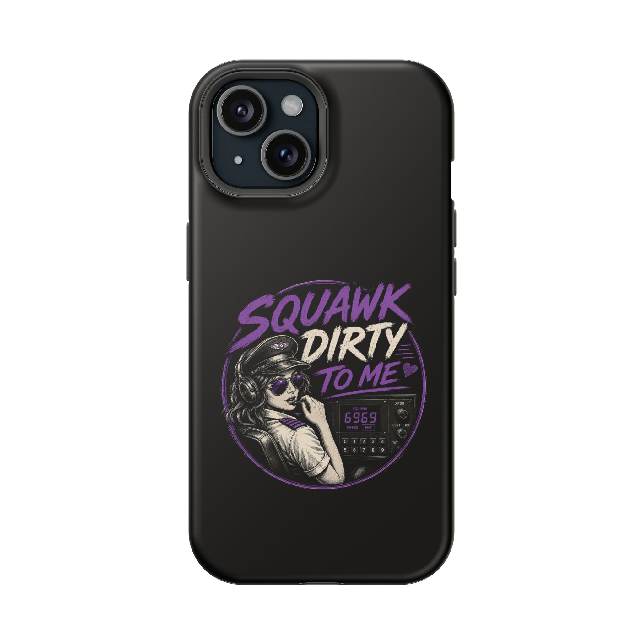 Magnetic Phone Case — “Squawk Dirty to Me”