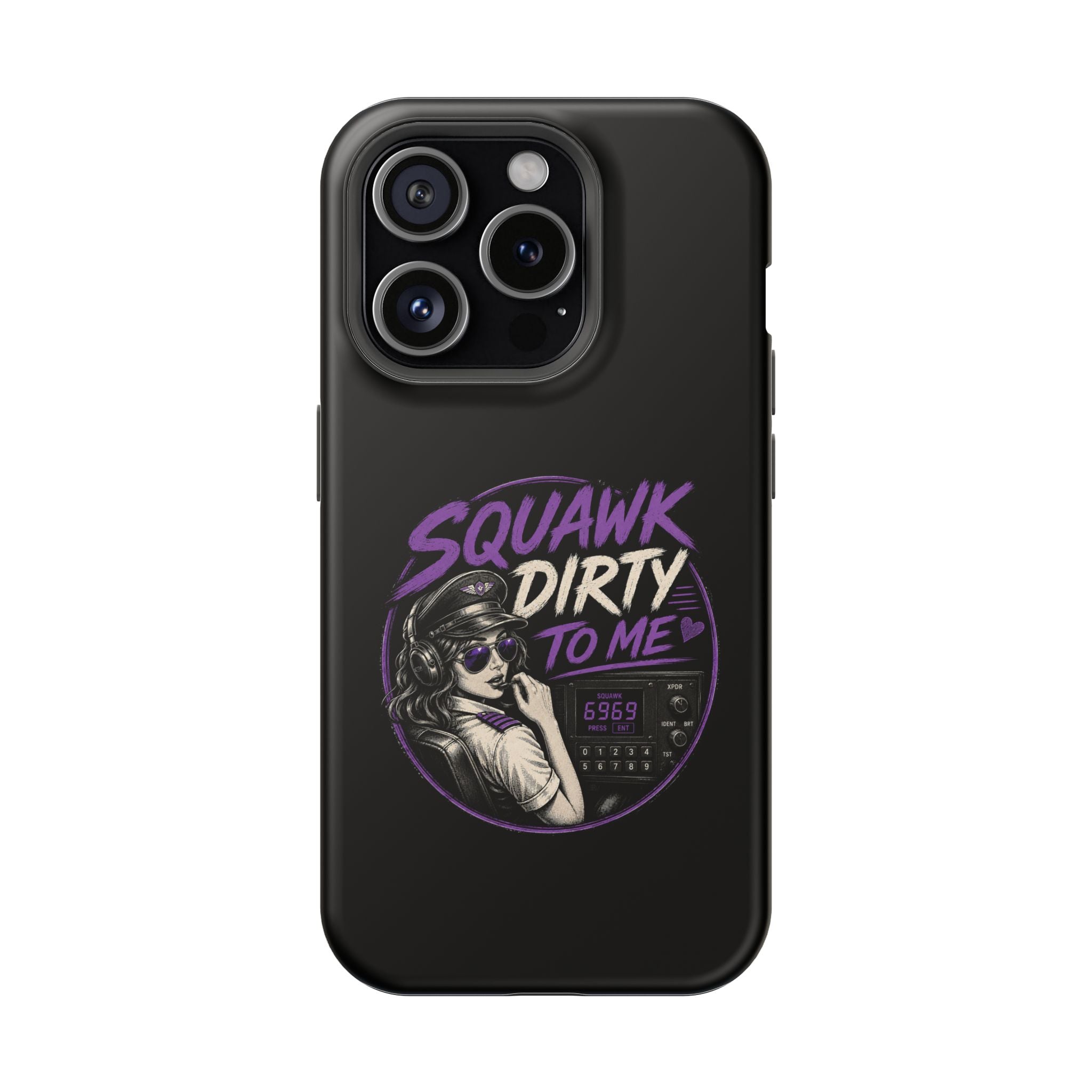 Magnetic Phone Case — “Squawk Dirty to Me”