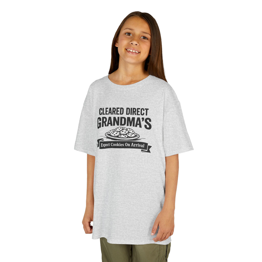 Kids T-Shirt — "Cleared Direct Grandma's"