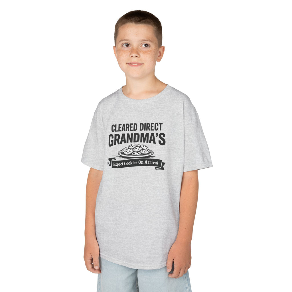 Kids T-Shirt — "Cleared Direct Grandma's"