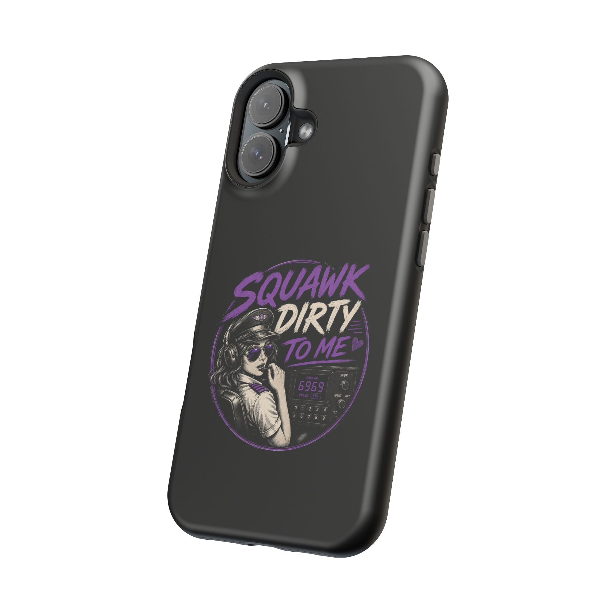 Magnetic Phone Case — “Squawk Dirty to Me”