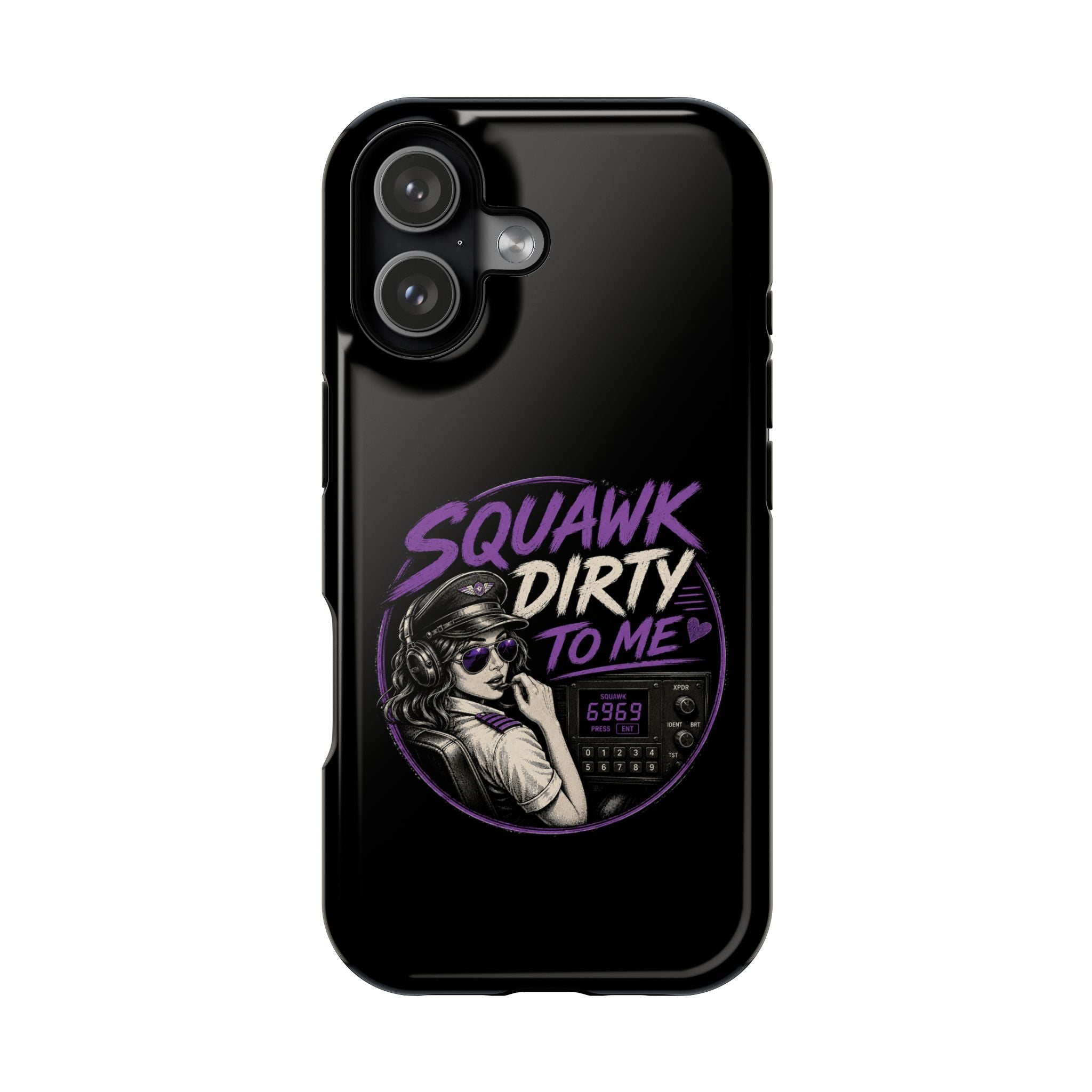 Magnetic Phone Case — “Squawk Dirty to Me”