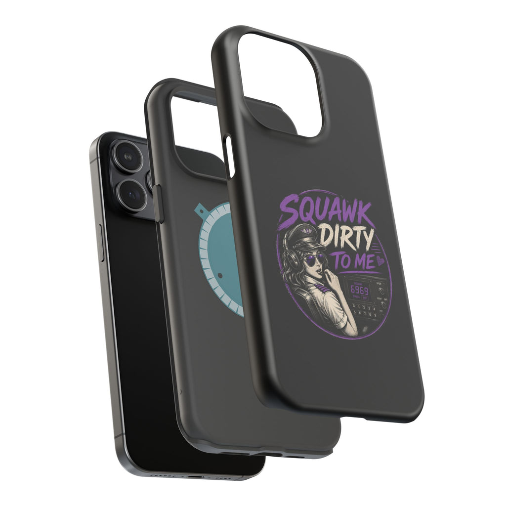 Magnetic Phone Case — “Squawk Dirty to Me”