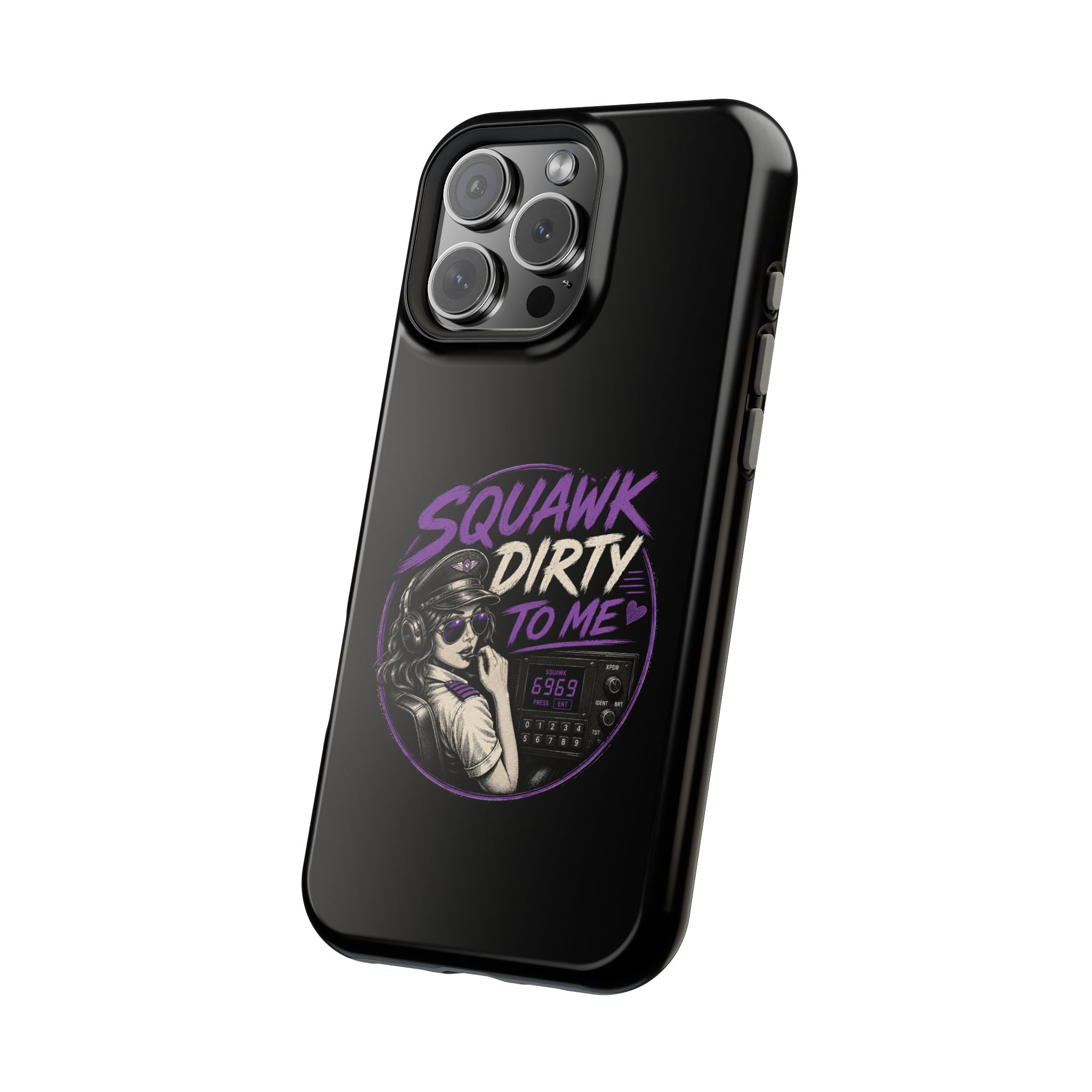 Magnetic Phone Case — “Squawk Dirty to Me”