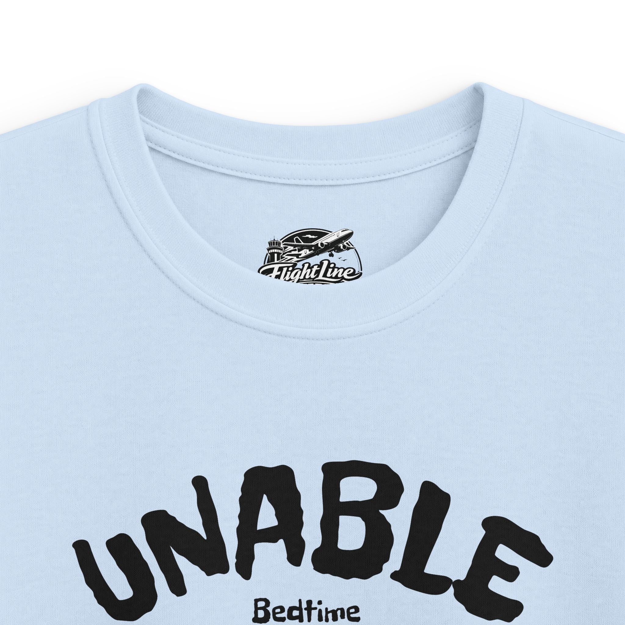 Kids T‑Shirt "Unable (Bedtime)"