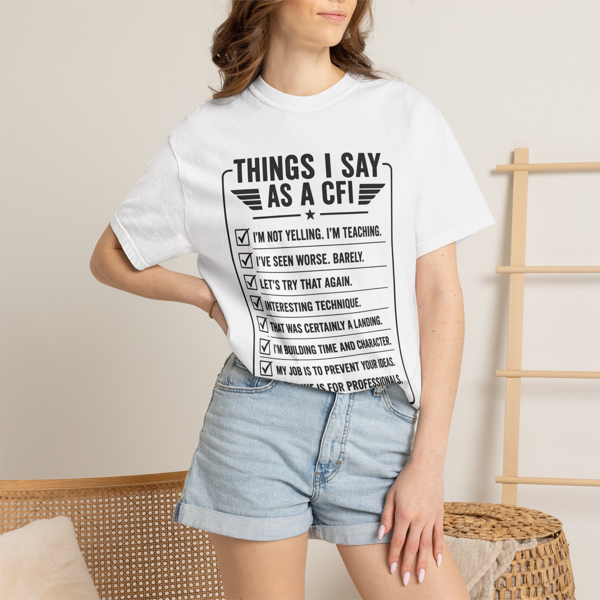 "Things I Say as a CFI" T-Shirt