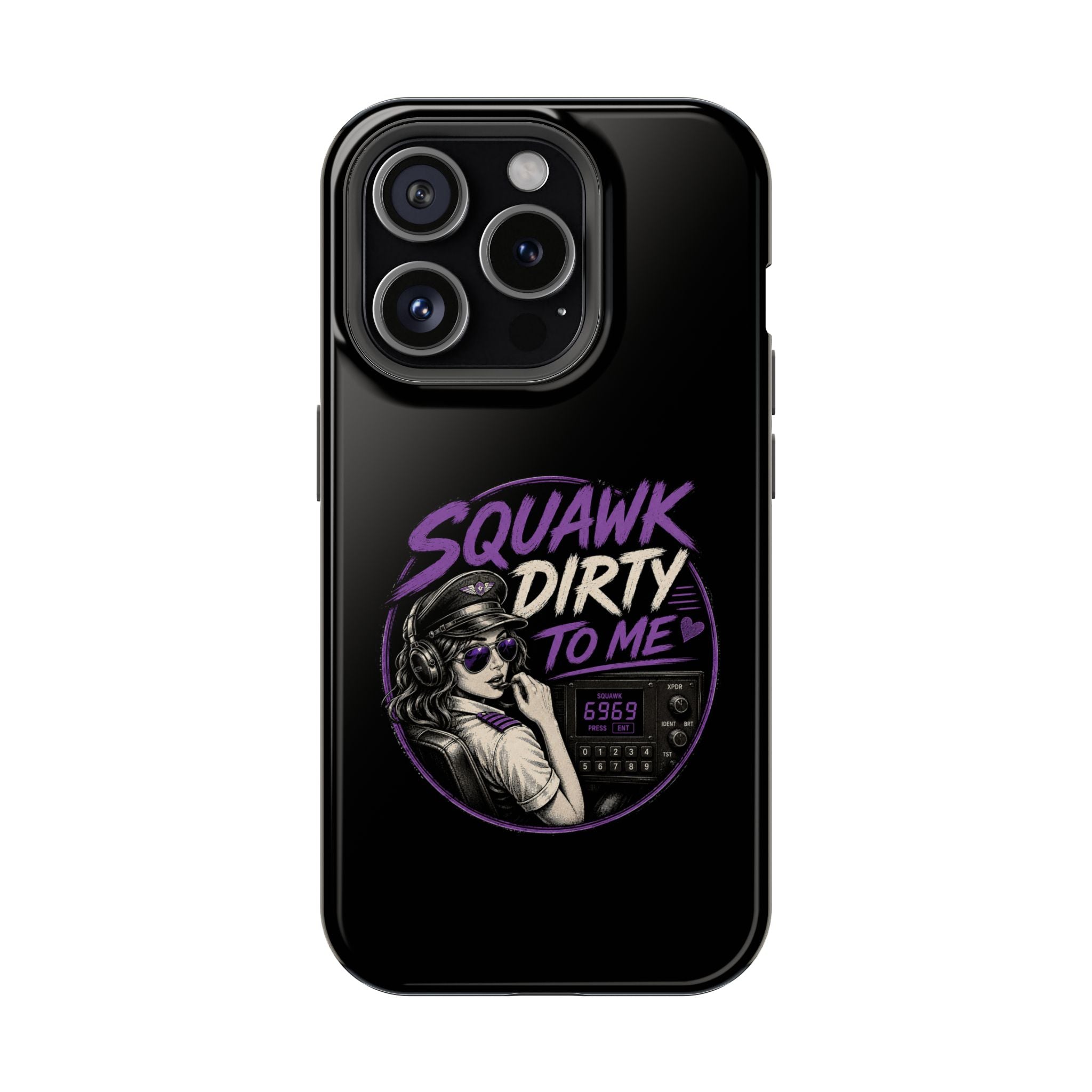 Magnetic Phone Case — “Squawk Dirty to Me”