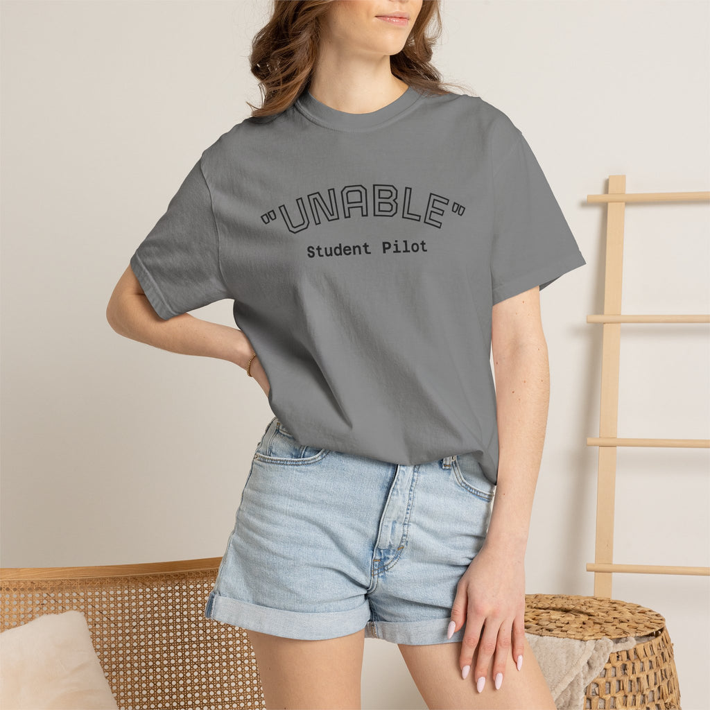 Student Pilot "UNABLE" T-Shirt
