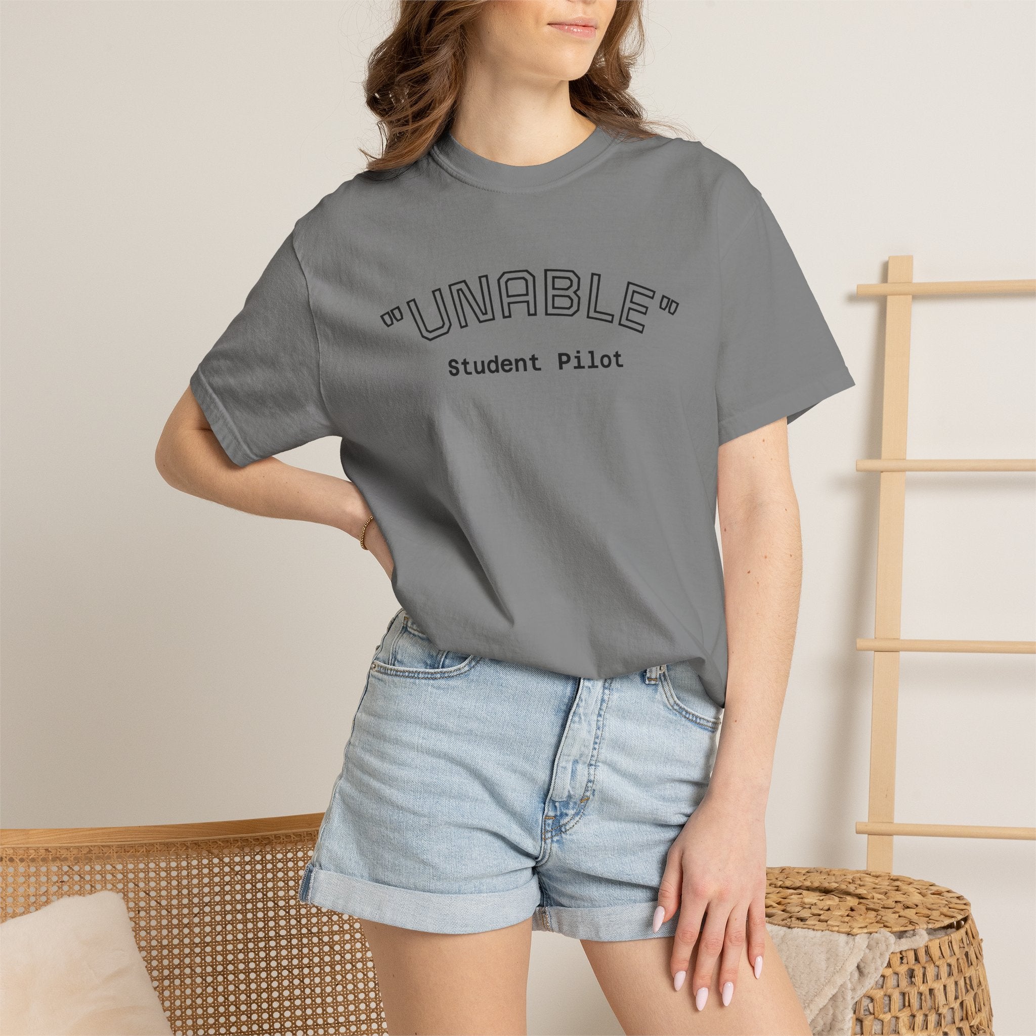 Student Pilot "UNABLE" T-Shirt