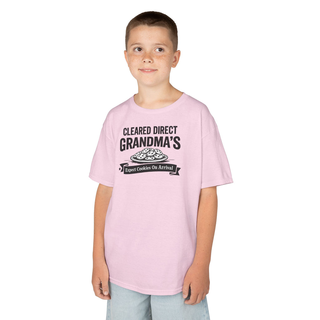 Youth T-Shirt — "Cleared Direct Grandma's"
