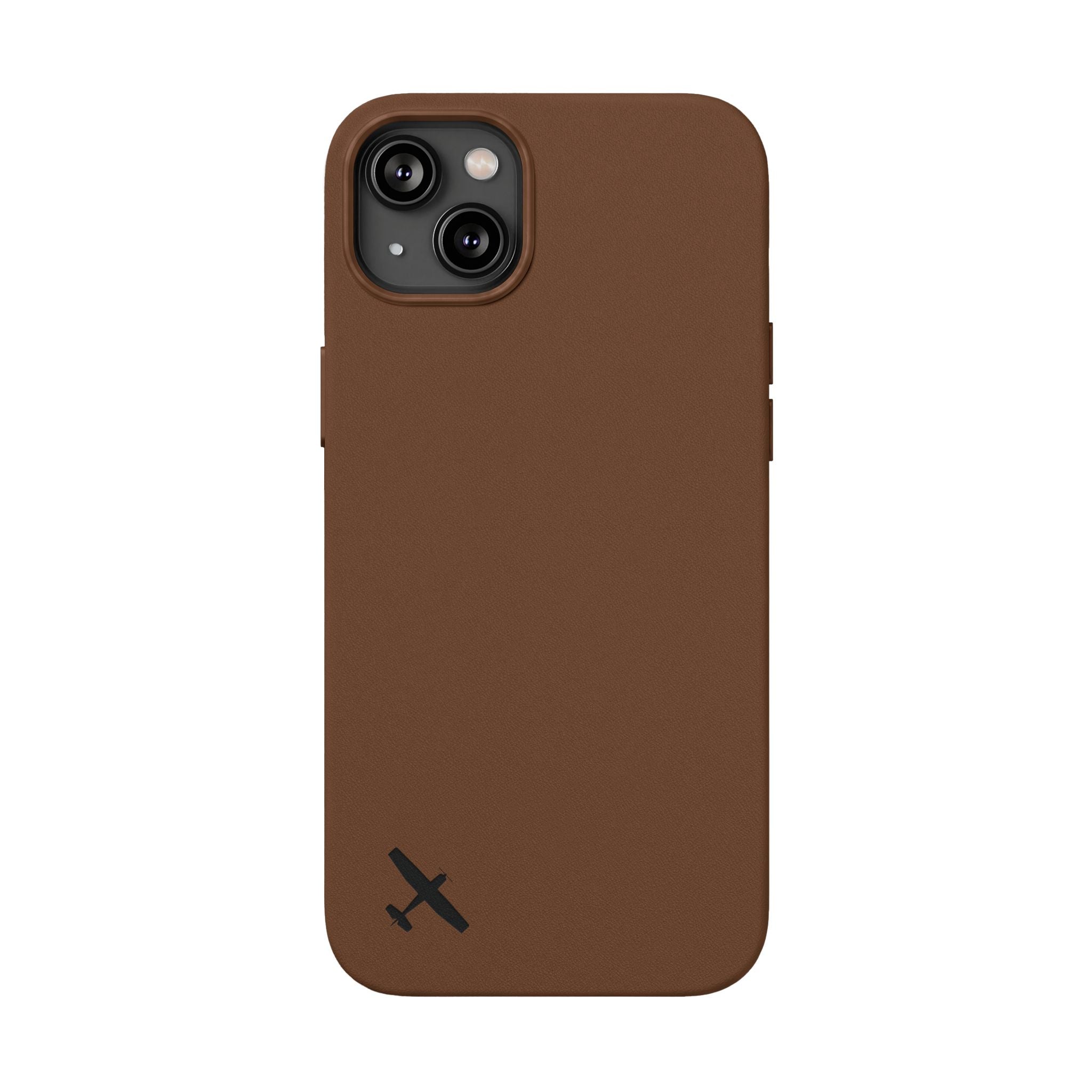 Leather Engraved iPhone Case Minimalist — C172