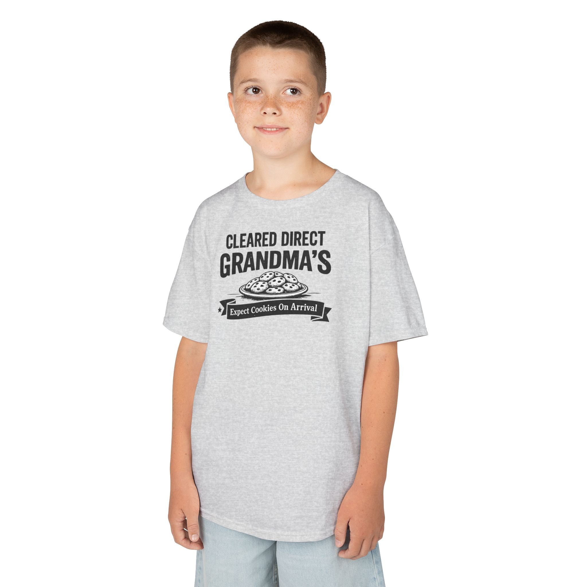 Youth T-Shirt — "Cleared Direct Grandma's"