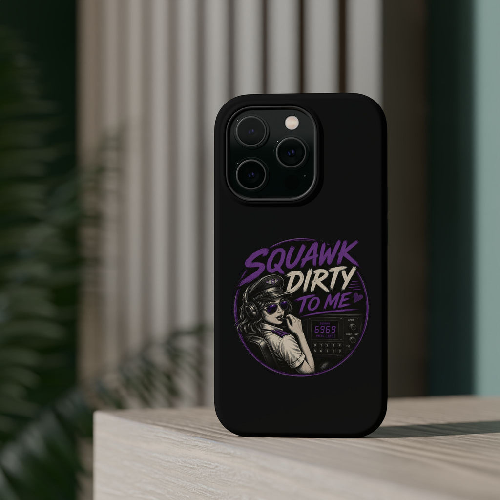 Magnetic Phone Case — “Squawk Dirty to Me”