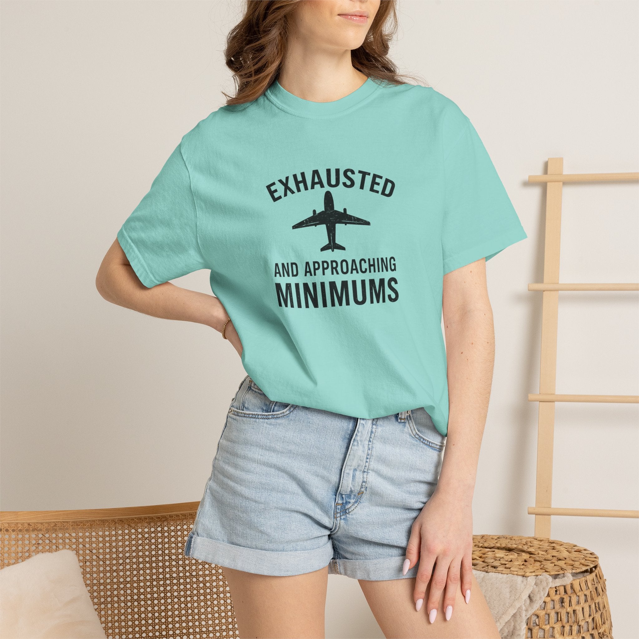 Exhausted and Approaching Minimums T-Shirt
