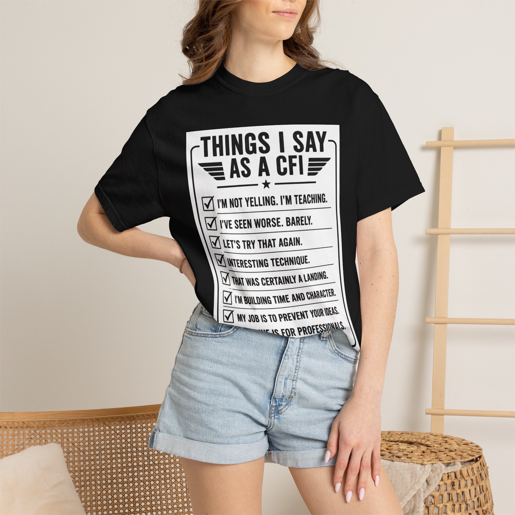 "Things I Say as a CFI" T-Shirt