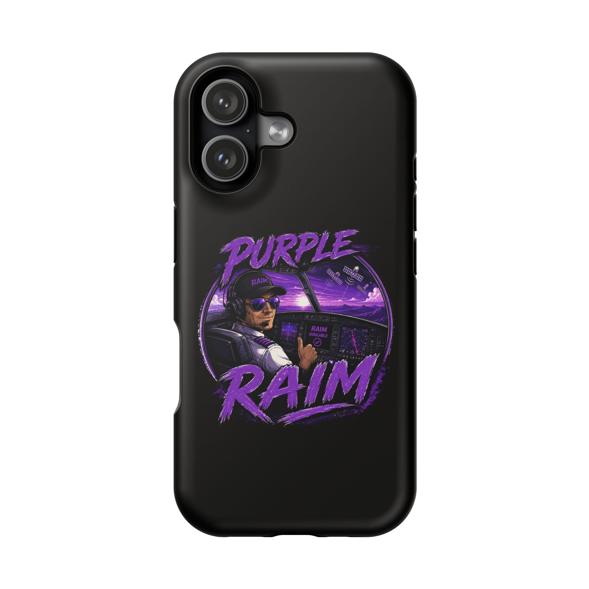 Purple RAIM Magnetic Impact Phone Case