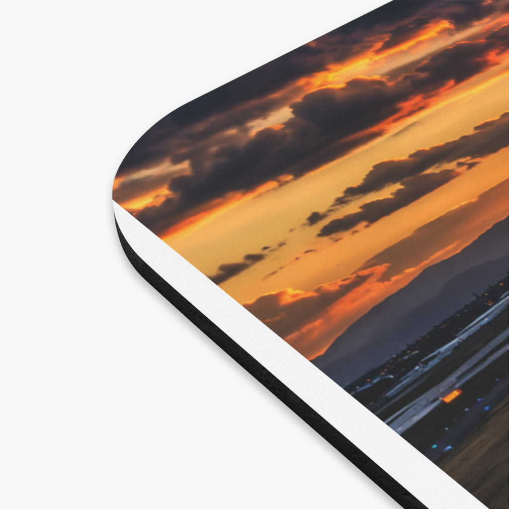 Runway 27 Sunset Mouse Pad