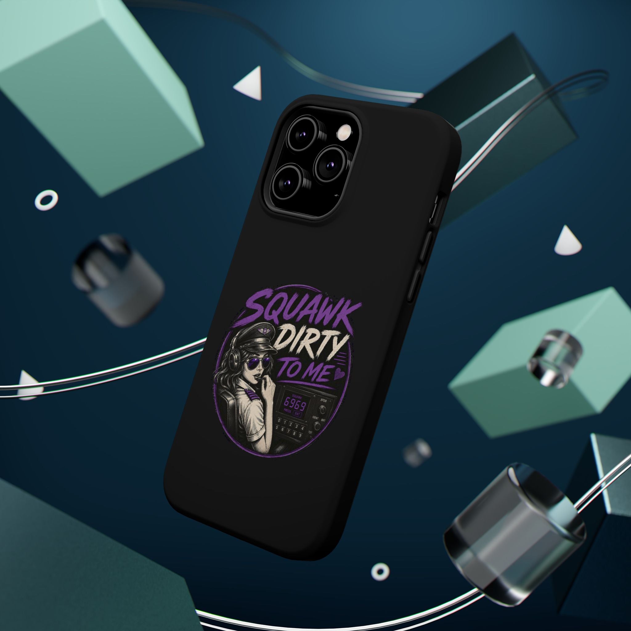 Magnetic Phone Case — “Squawk Dirty to Me”