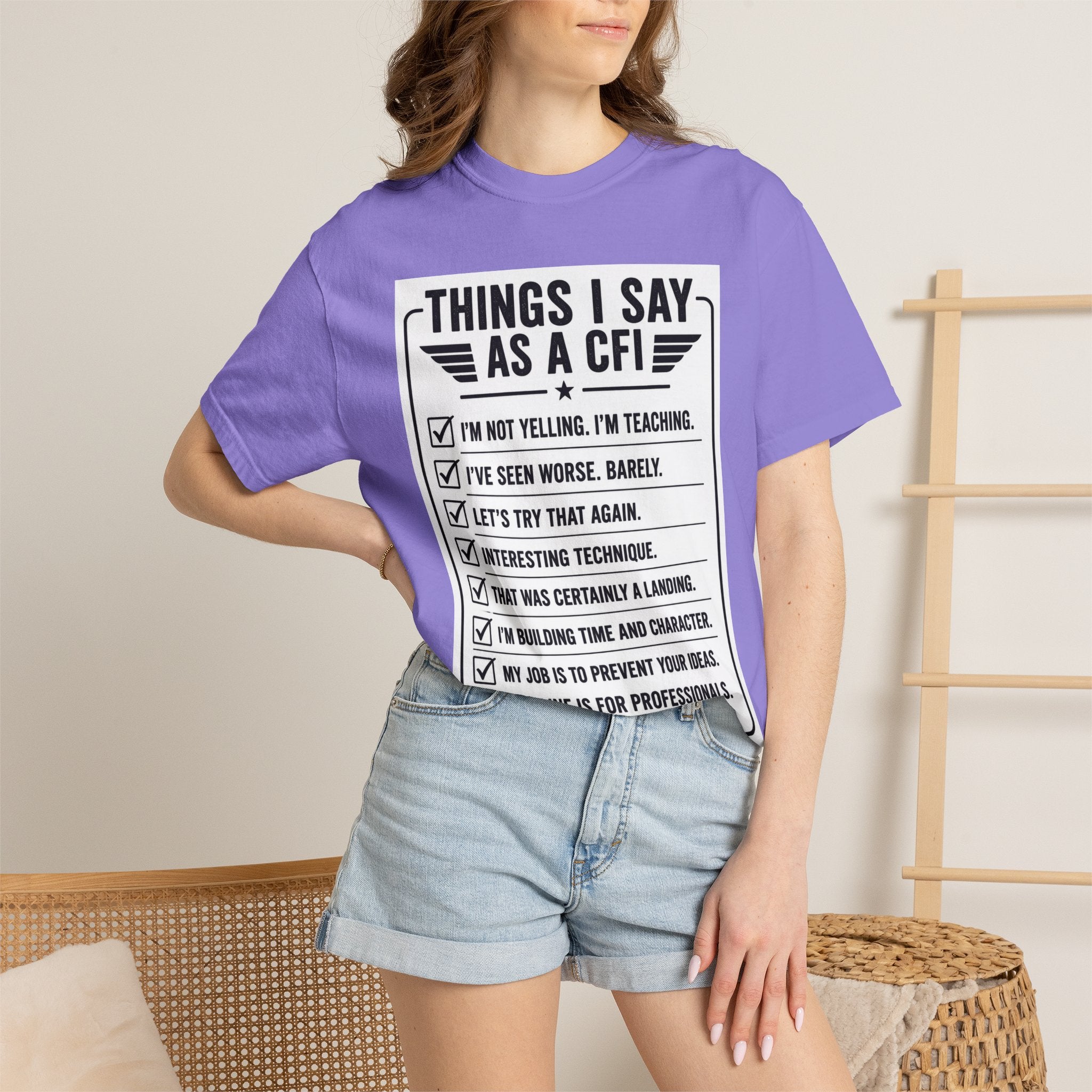 "Things I Say as a CFI" T-Shirt
