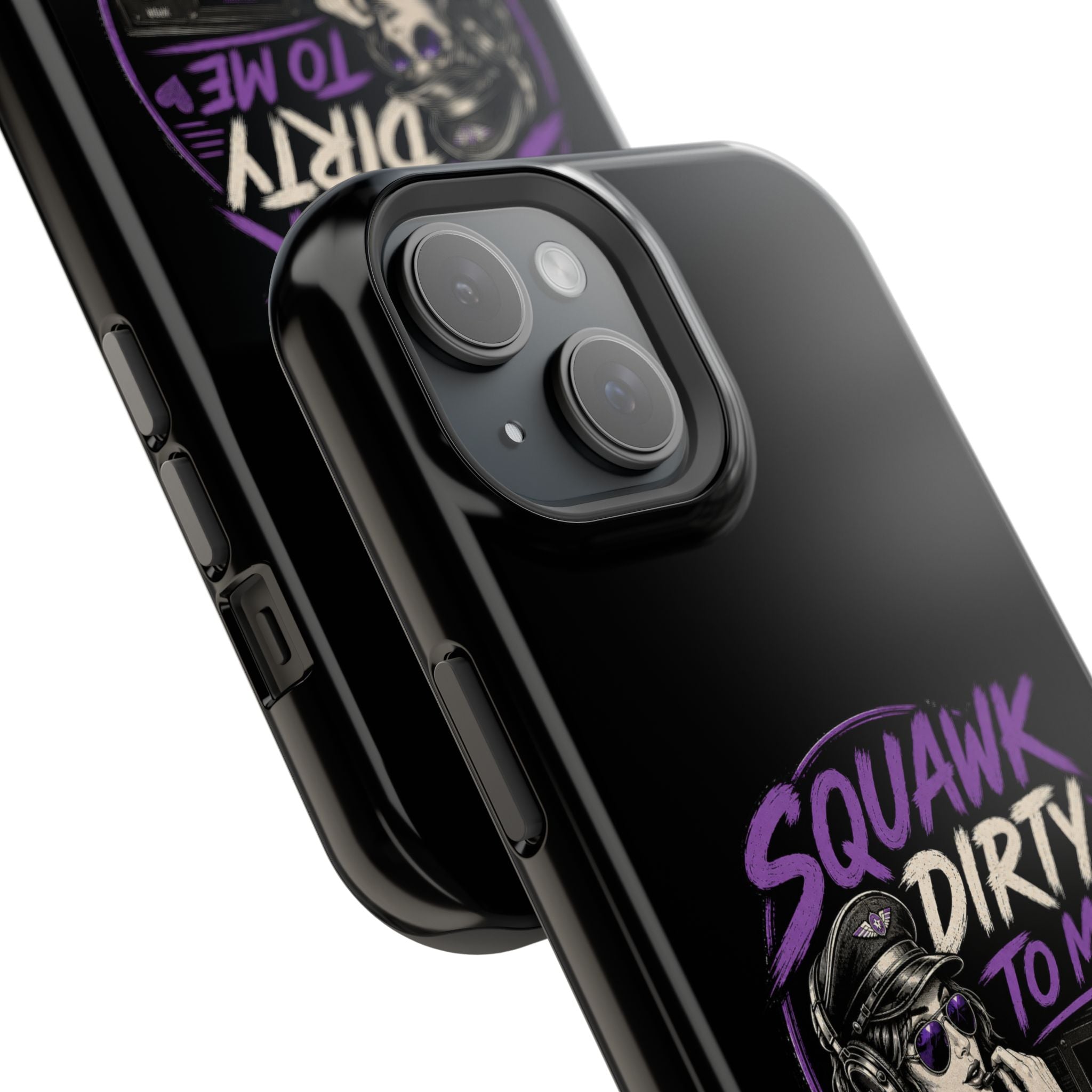 Magnetic Phone Case — “Squawk Dirty to Me”