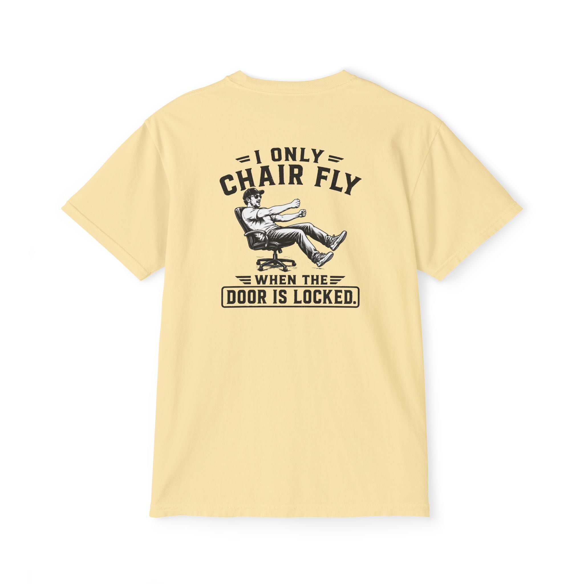 Chair Flying Pocket T‑Shirt