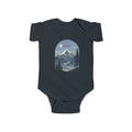Infant One-Piece Bodysuit —  Mountain Airplane Design (custom name)