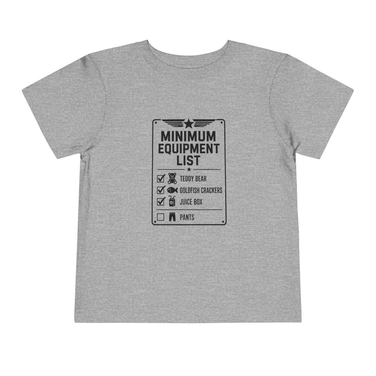 Toddler Tee — "Minimum Equipment List"
