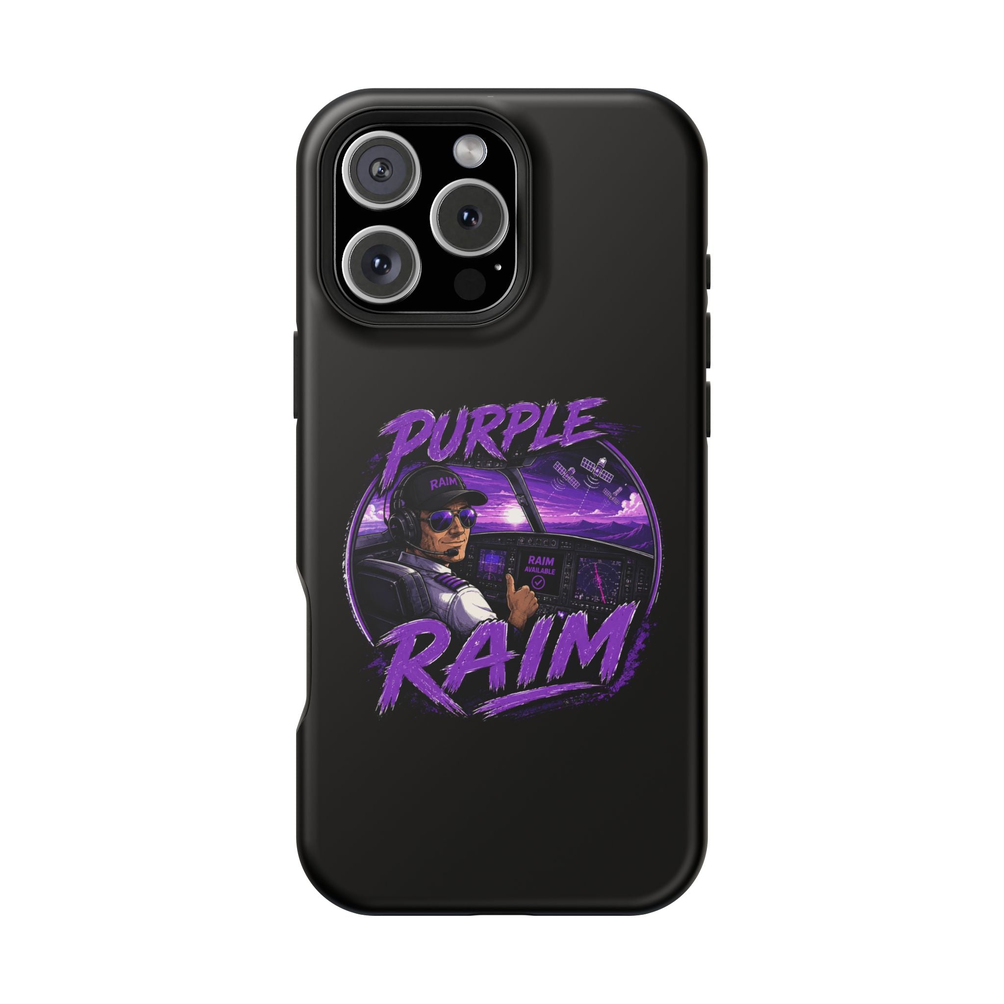 Purple RAIM Magnetic Impact Phone Case