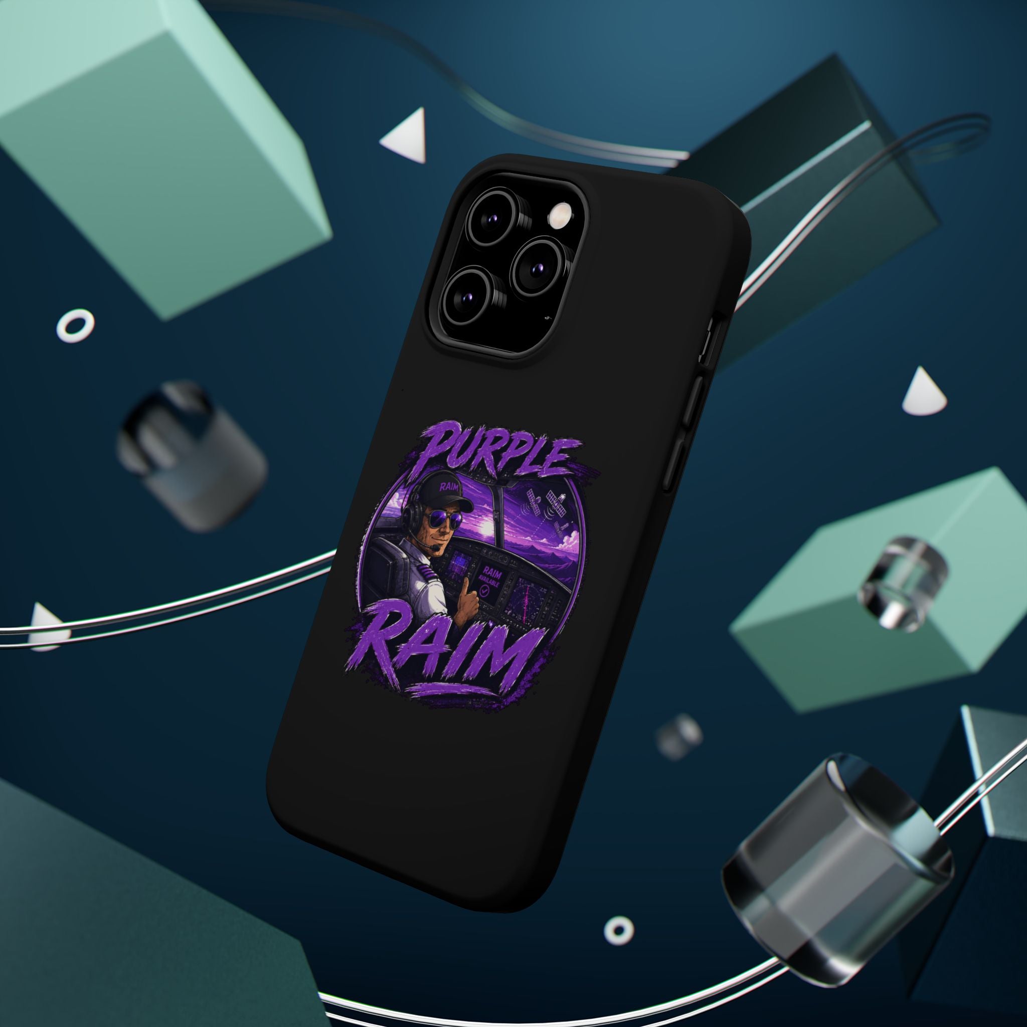 Purple RAIM Magnetic Impact Phone Case