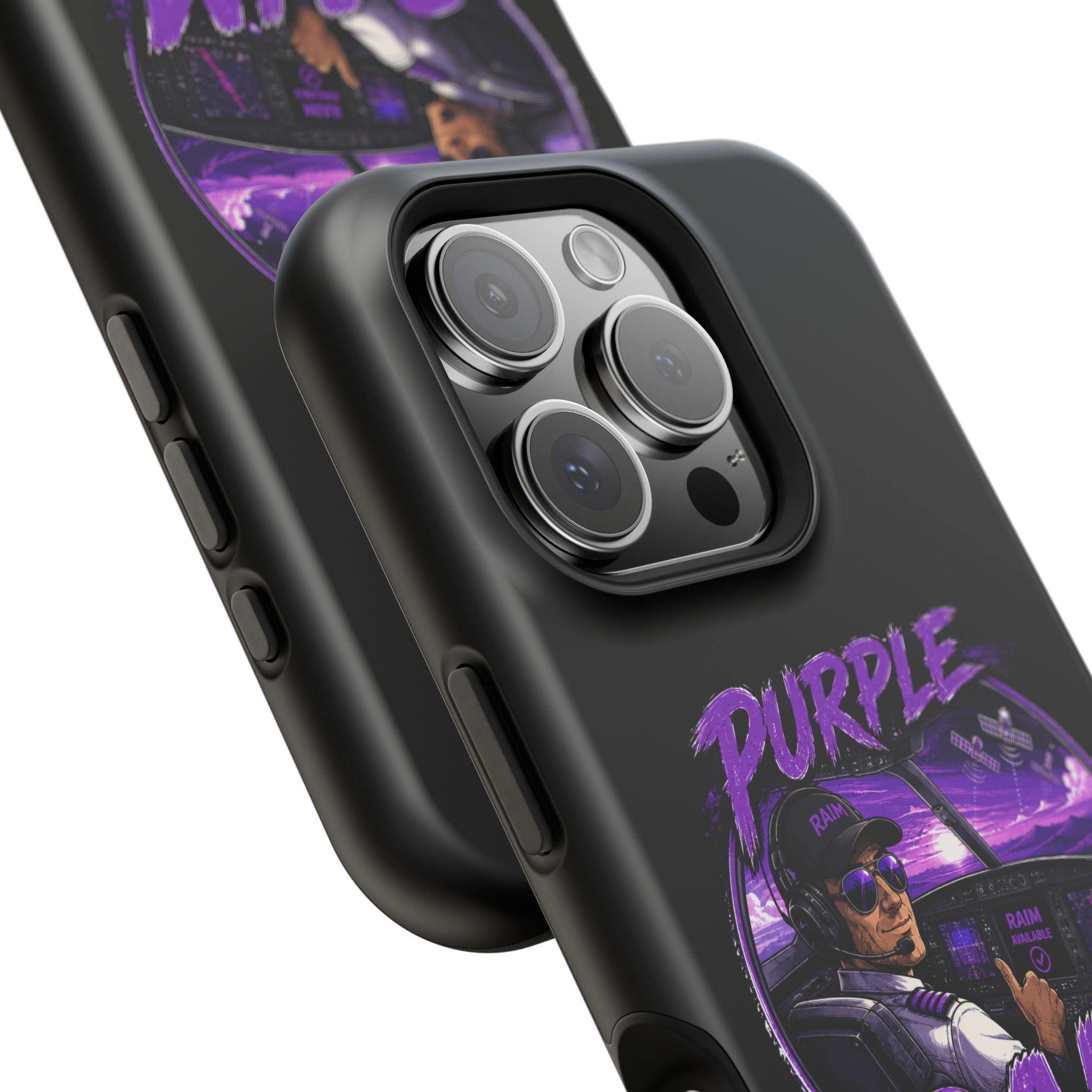Purple RAIM Magnetic Impact Phone Case