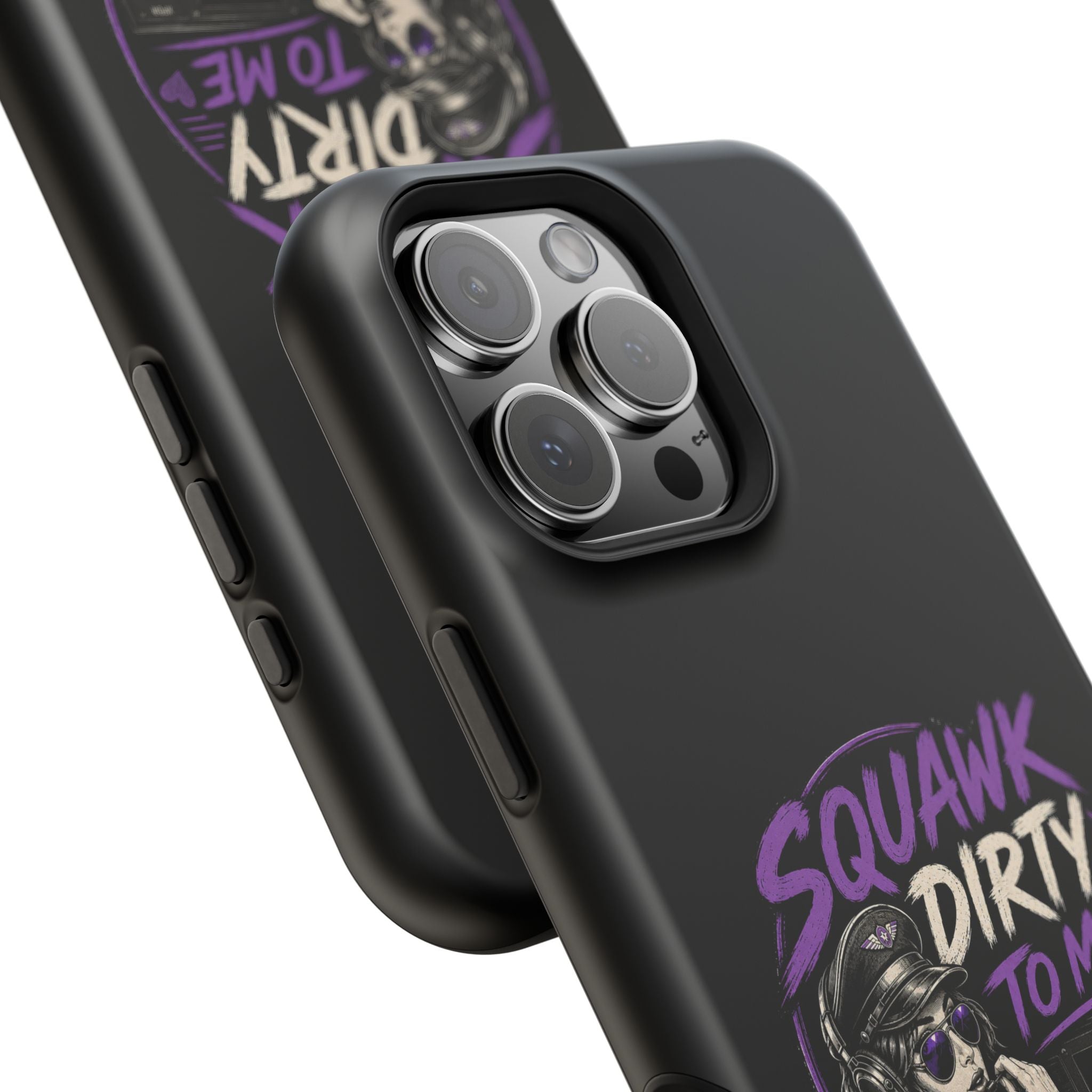 Magnetic Phone Case — “Squawk Dirty to Me”