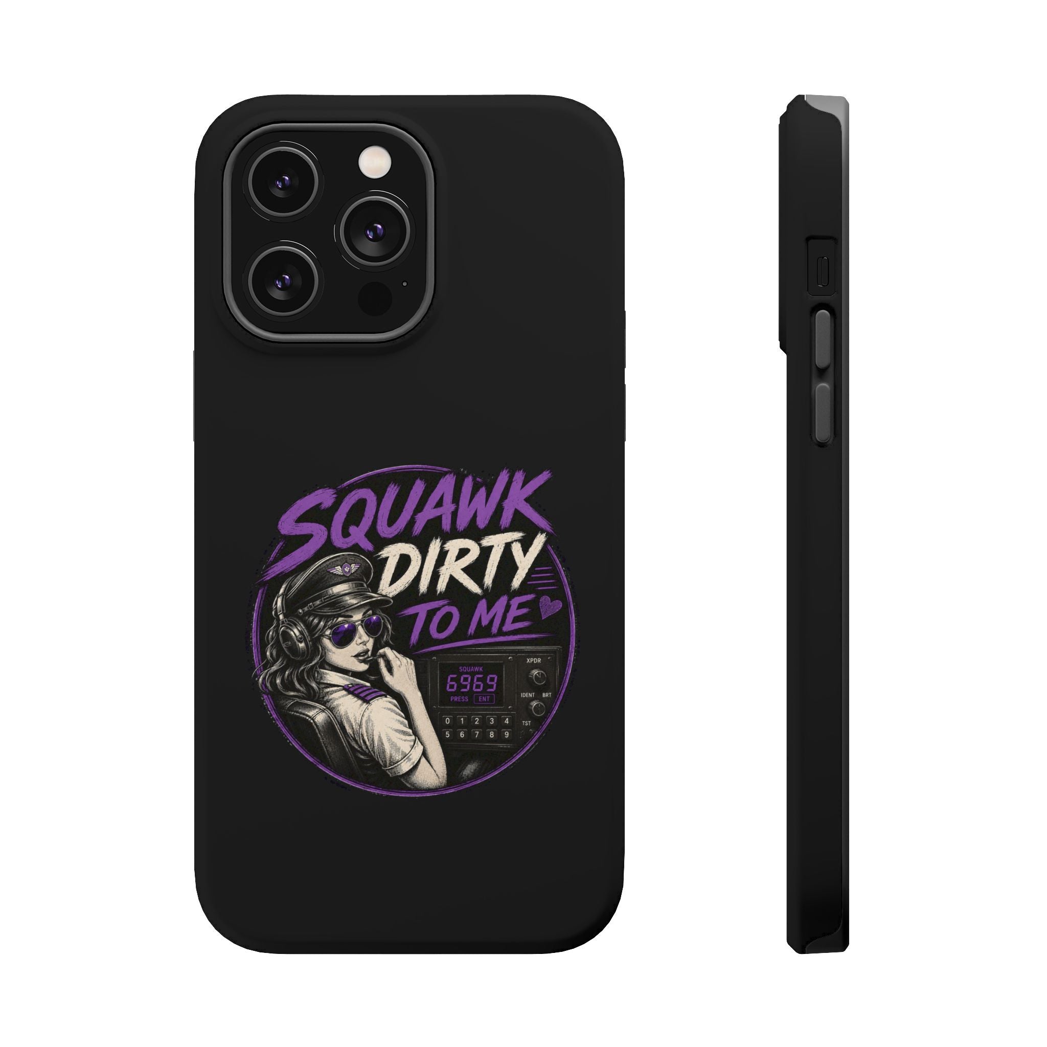 Magnetic Phone Case — “Squawk Dirty to Me”