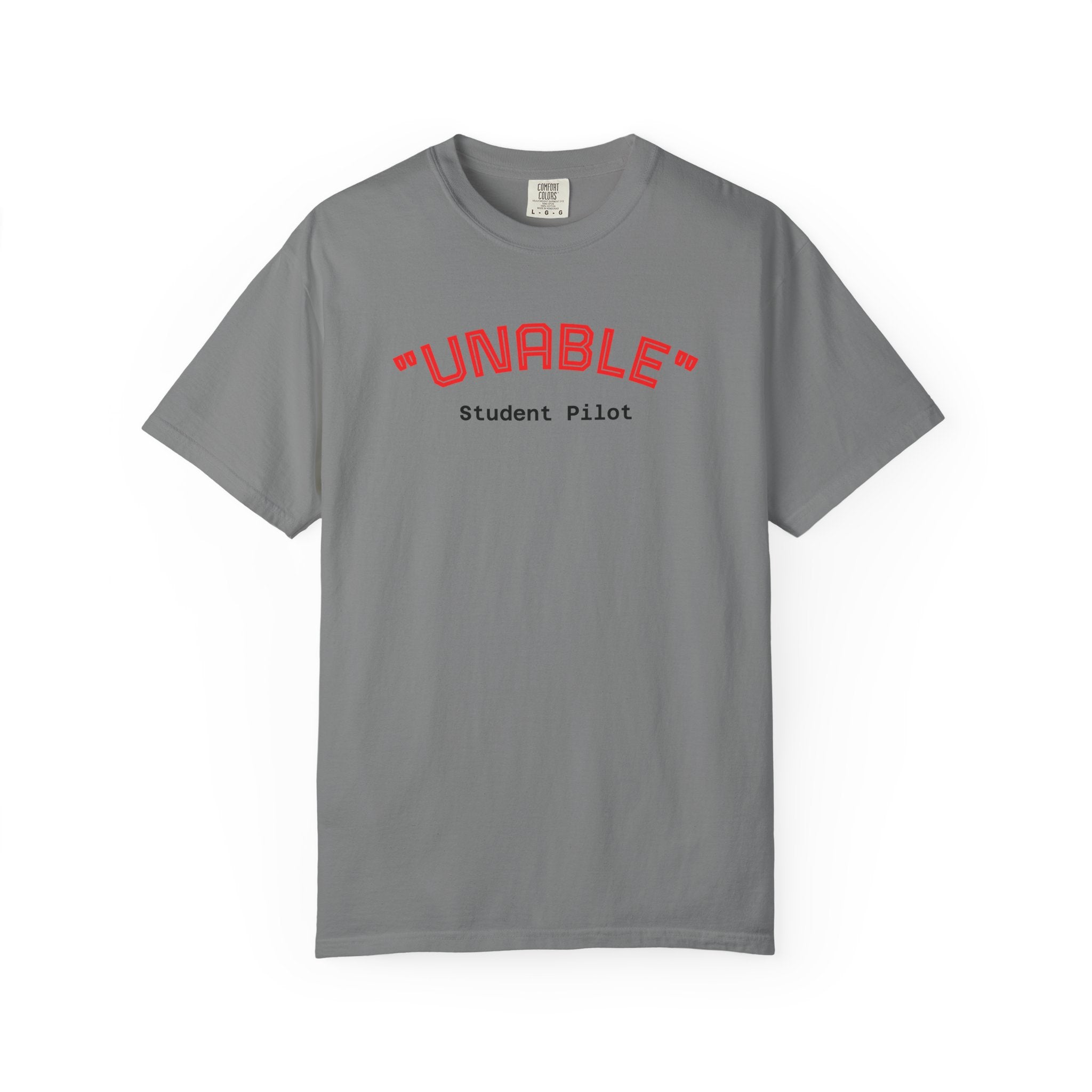 Student Pilot "UNABLE" T-Shirt