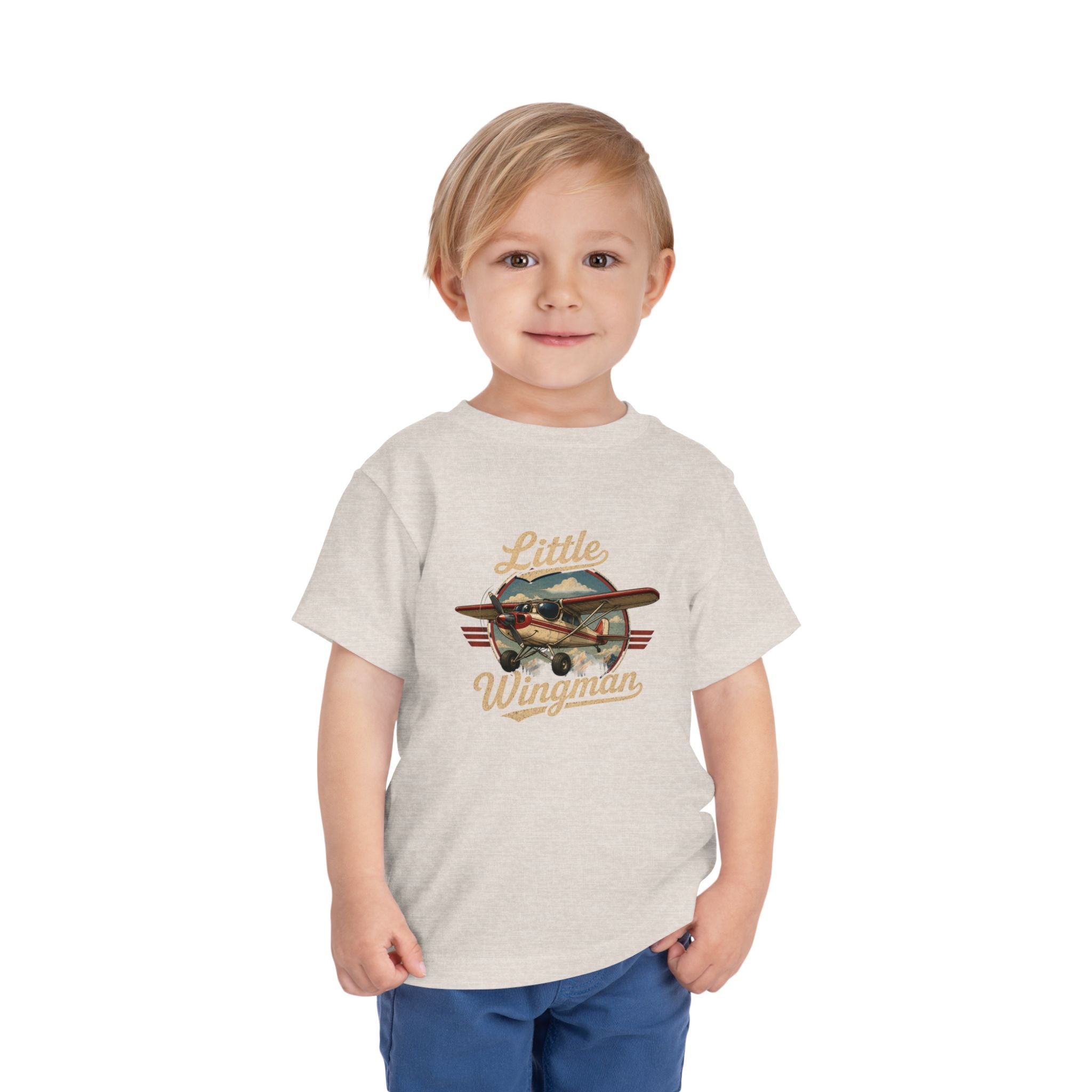 Toddler Tee — "Little Wingman"