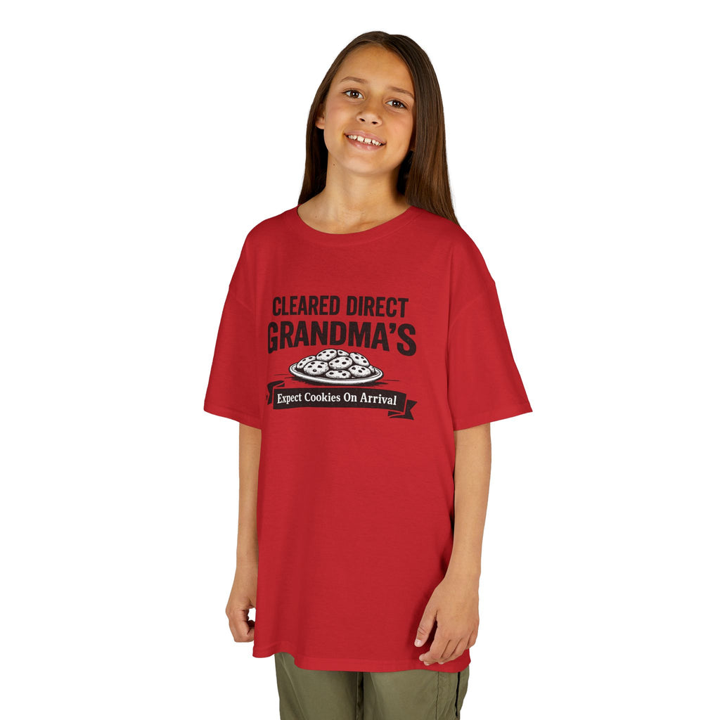 Kids T-Shirt — "Cleared Direct Grandma's"