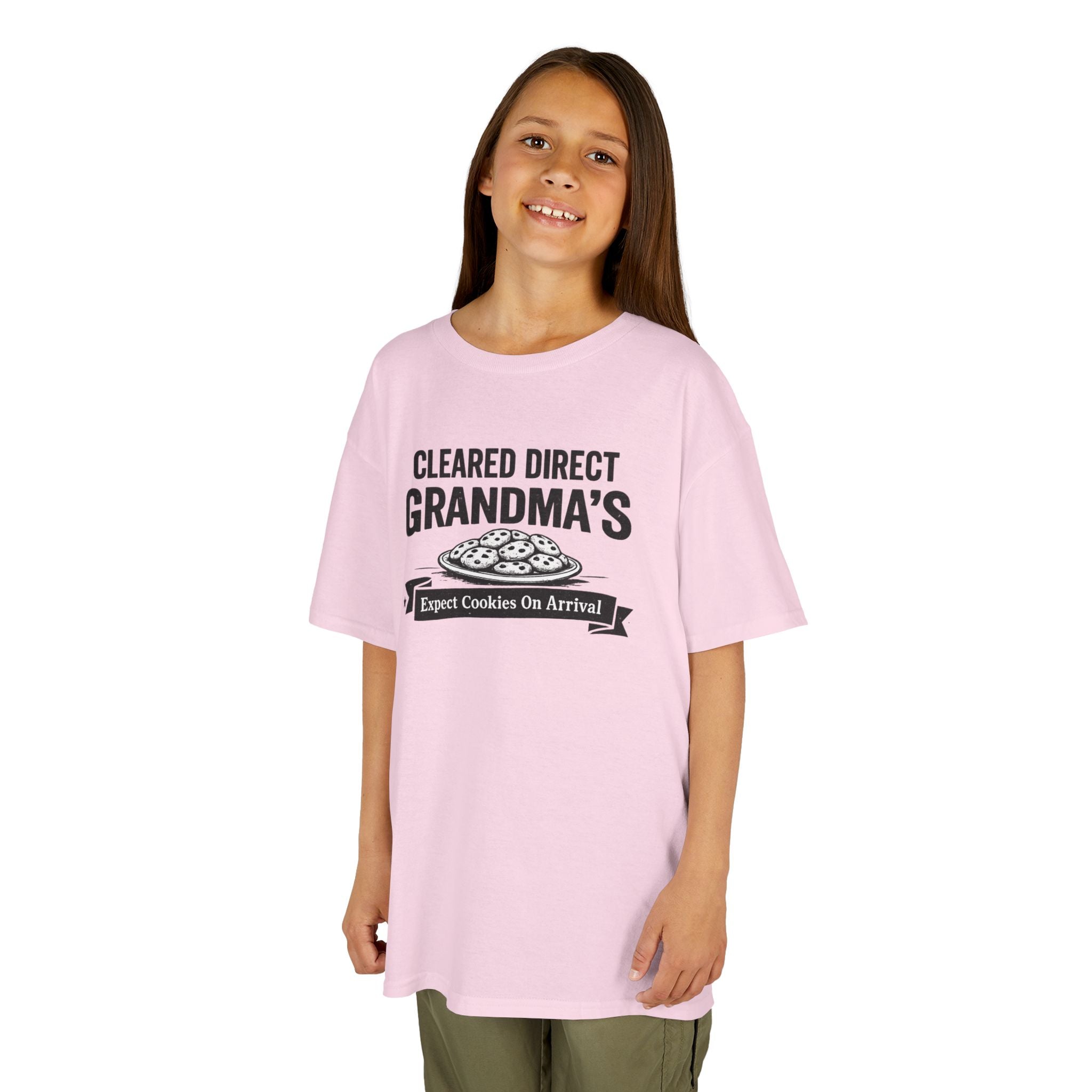 Kids T-Shirt — "Cleared Direct Grandma's"
