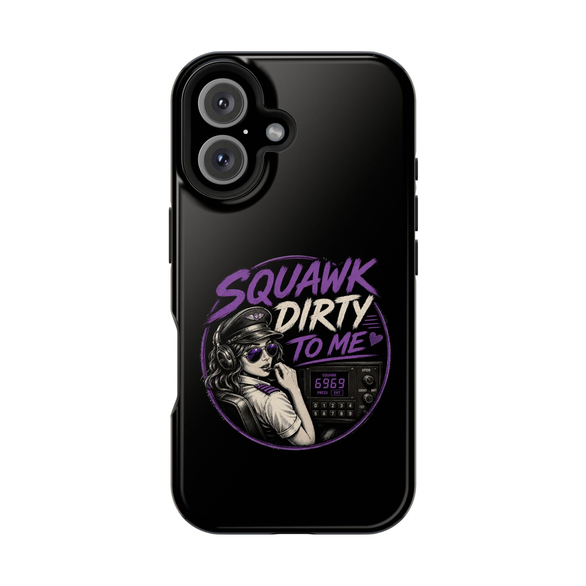 Magnetic Phone Case — “Squawk Dirty to Me”