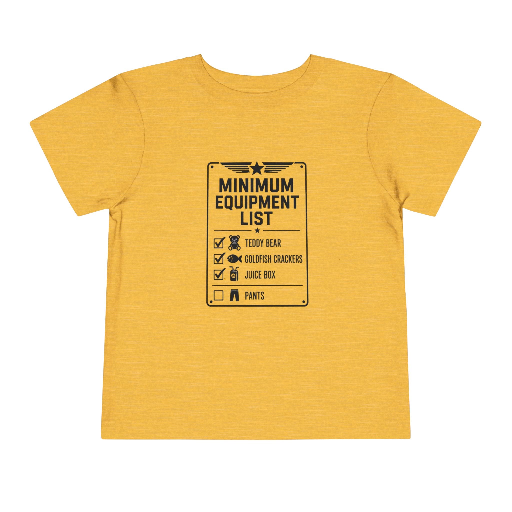 Toddler Tee — "Minimum Equipment List"