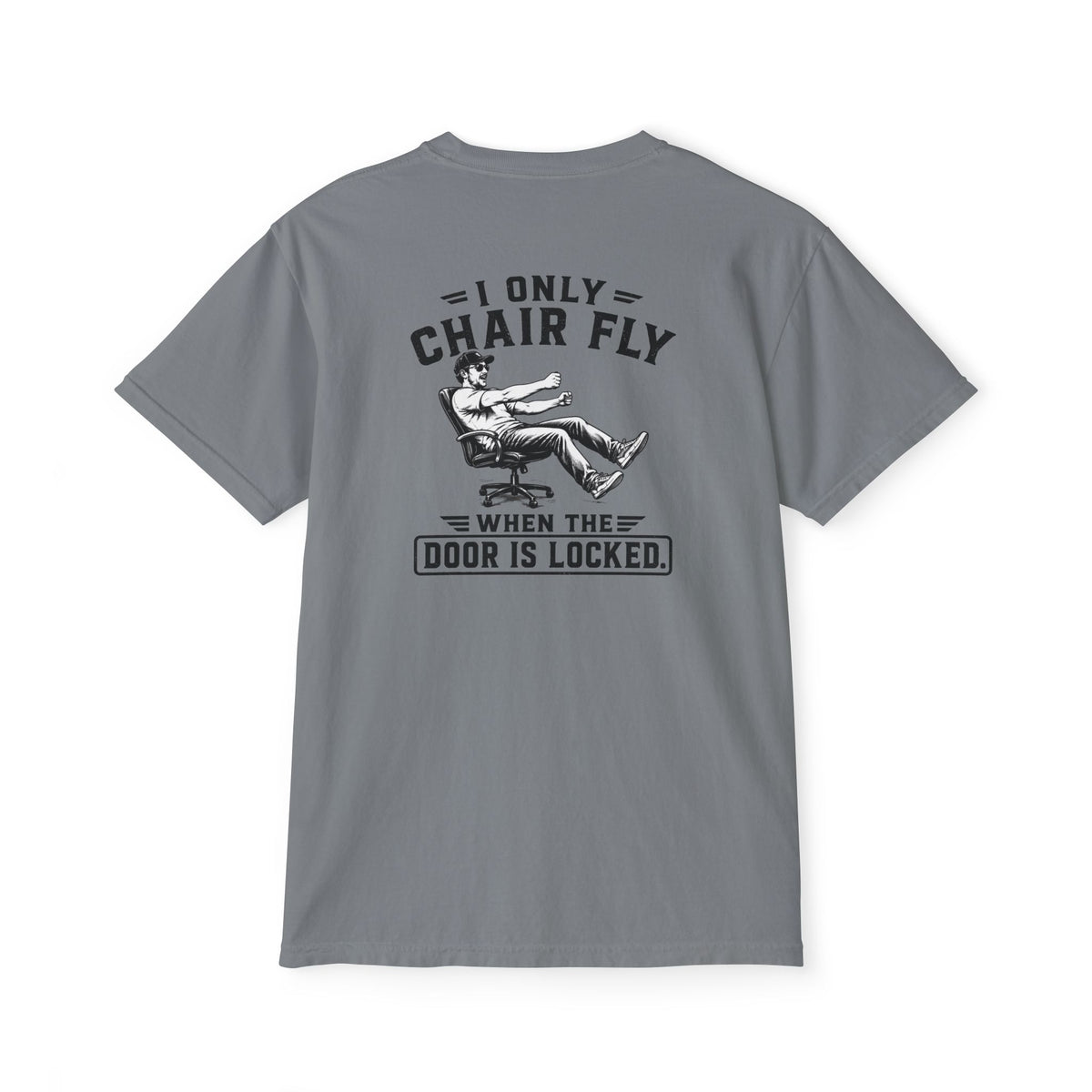 Chair Flying Pocket T‑Shirt